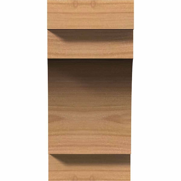 Mediterranean Smooth Rafter Tail, Western Red Cedar, 3 1/2W X 8H X 36L